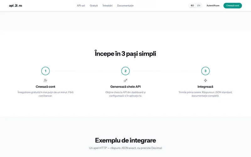 2Lines API screenshot