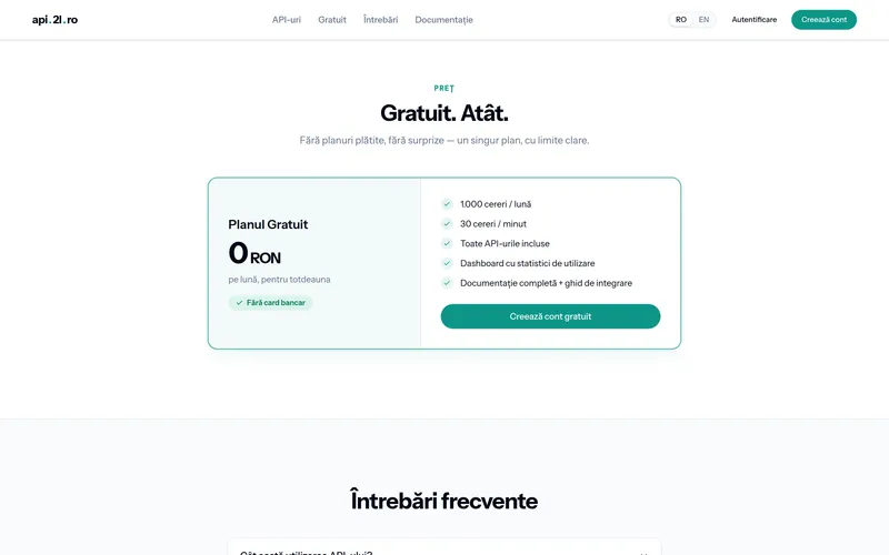 2Lines API screenshot